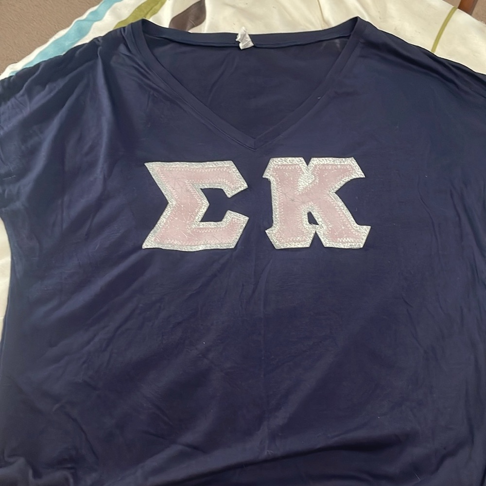 Sigma Kappa Stitch Letter Jersey